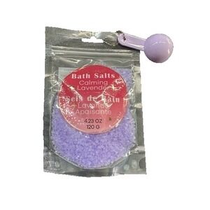 skip the spa bath salts 4.23 oz calming lavender